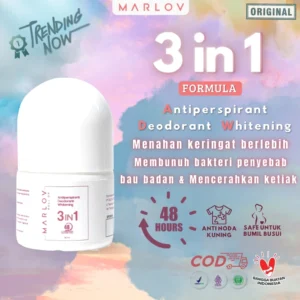 MARLOV Antiperspirant Deodorant Whitening Roll On